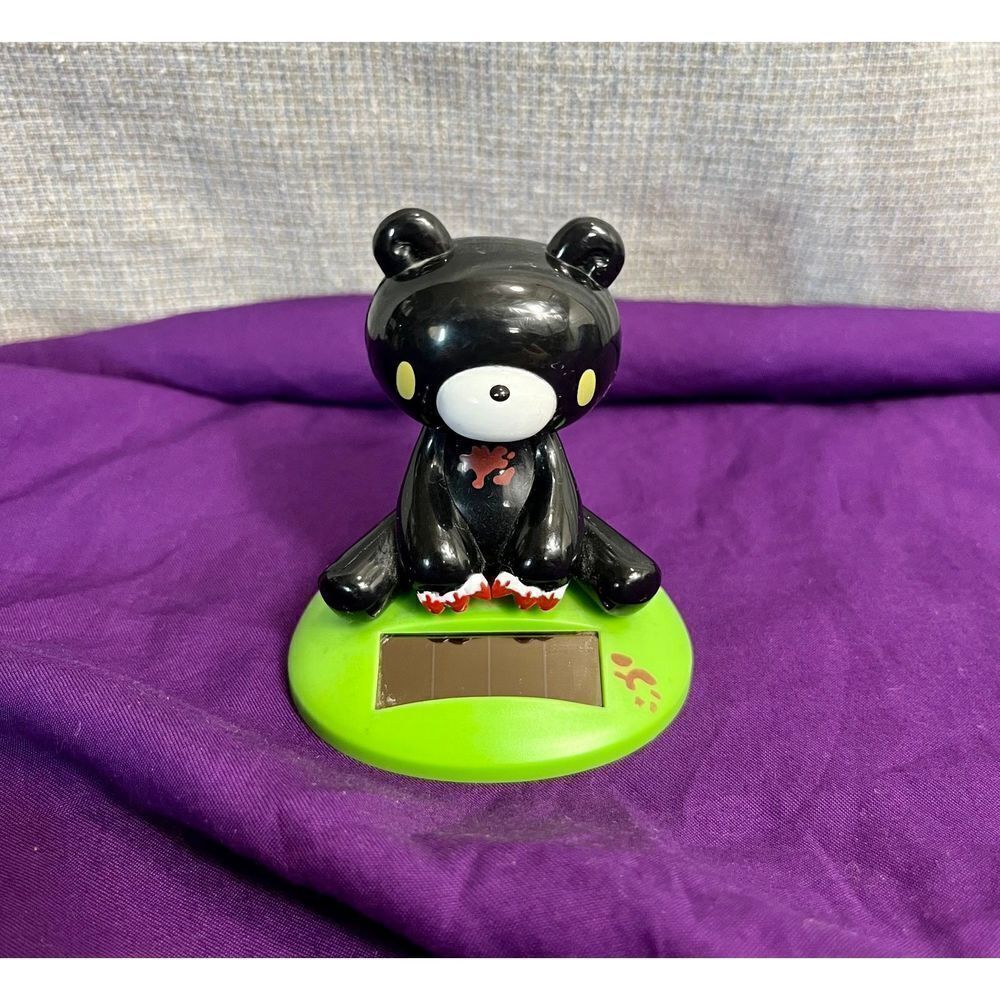 Vtg Y2K Black Gloomy Bear Solar Figure Working